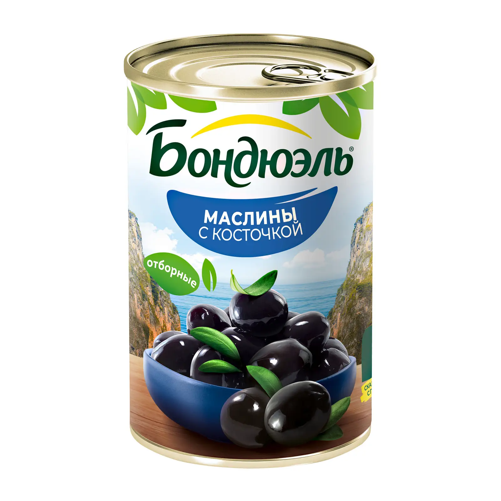 Изображение товара Маслины Bonduelle с косточкой 300 г - вкусный и полезный продукт Испании