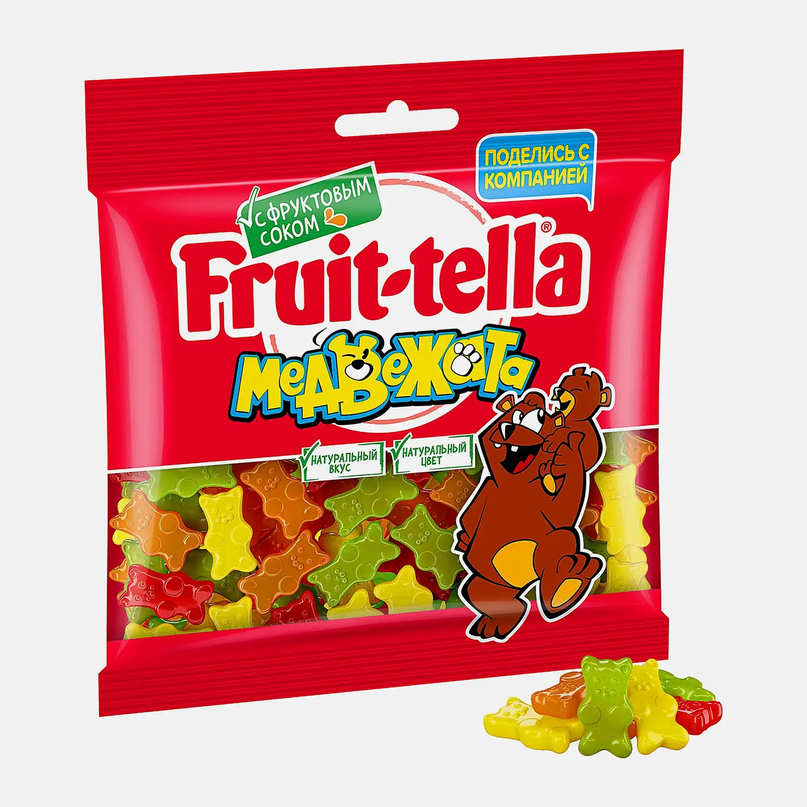 Жевательный мармелад Медвежата Fruit-Tella 150г Жевательный мармелад Медвежата Fruit-Tella 150г