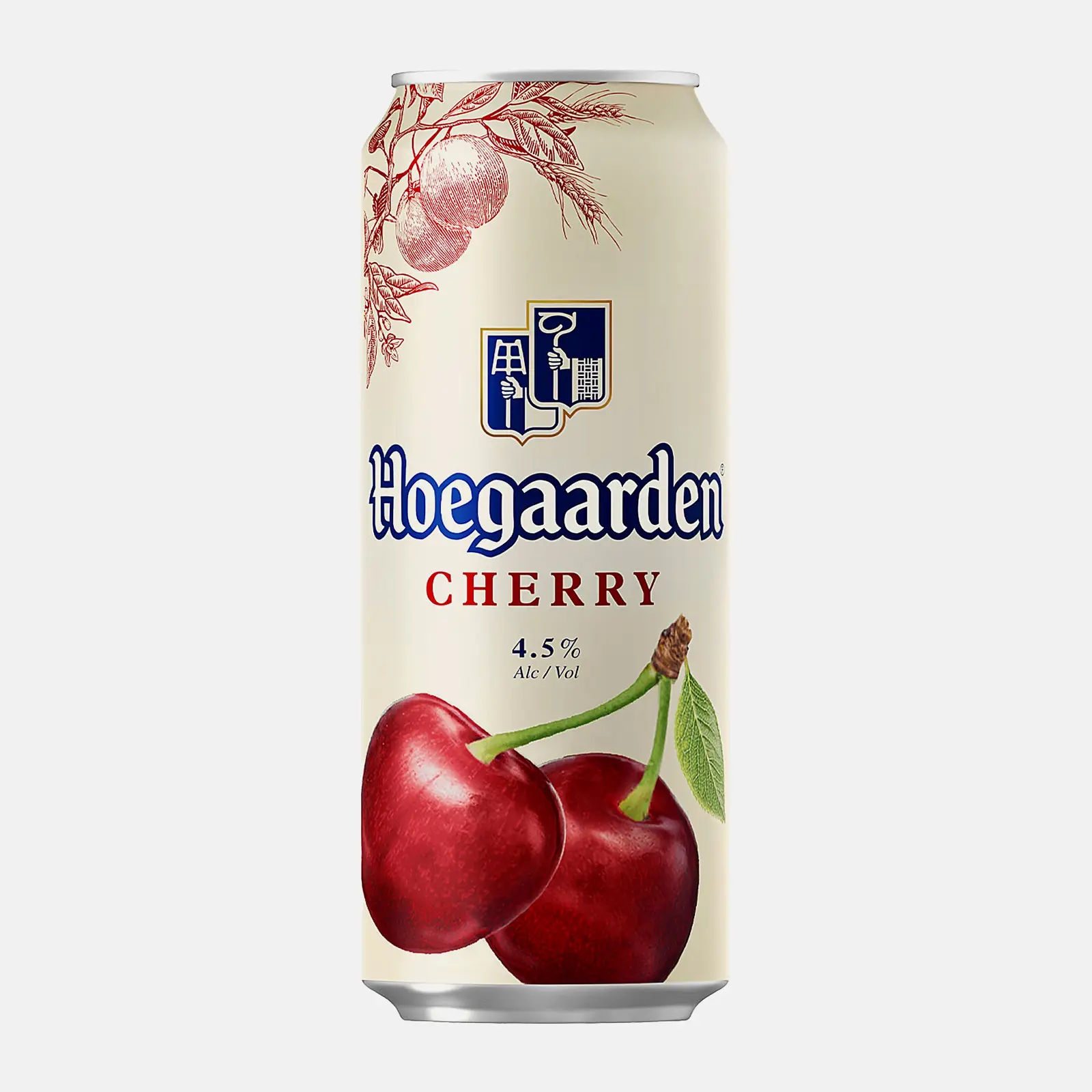Изображение товара Hoegaarden Вишня пастеризованный нефильтрованный пшеничный пивной напиток 450мл
