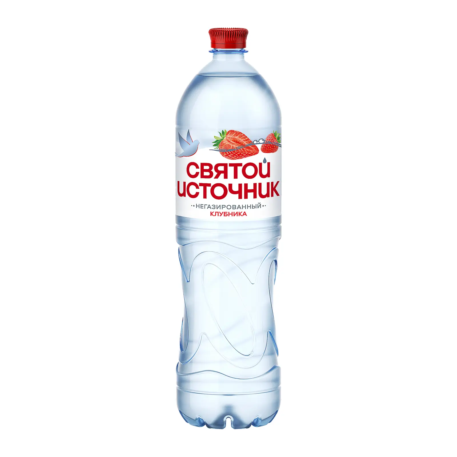 Изображение товара Вода Святой источник Клубника питьевая негазированная 1.5л