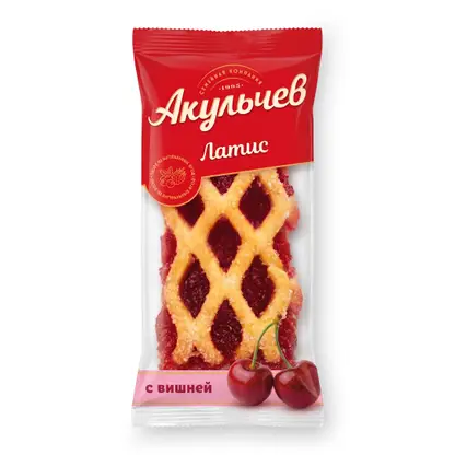Изображение товара Слойка Латис с нач со вкусом вишни Акульчев 35г