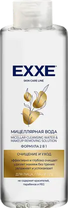 Мицеллярная вода Exxe очищение и уход для глаз и губ 400мл