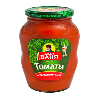 Изображение товара Томаты Дядя Ваня в томатном соке 680г