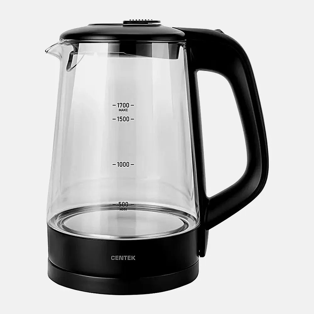 Стеклянный чайник 2200Вт 1.7л CT-0004 Centek