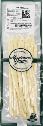 Сыр Молочное утро Пряди белые 45% 50г