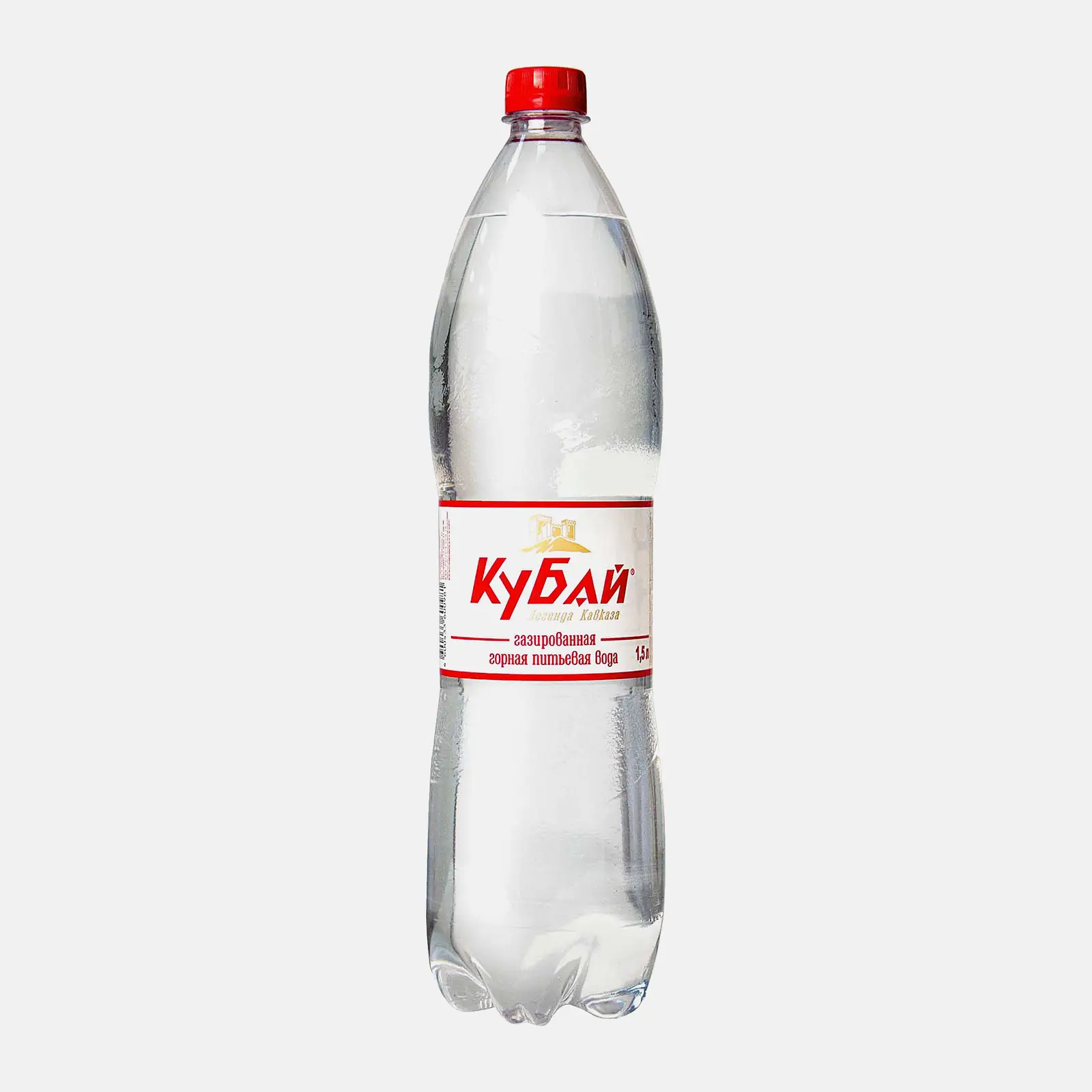Вода Кубай-1 питьевая газированная 1.5л
