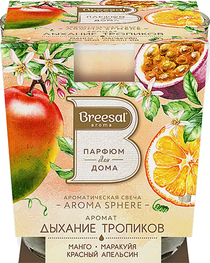 Свеча Breesal ароматическая Дыхание тропиков