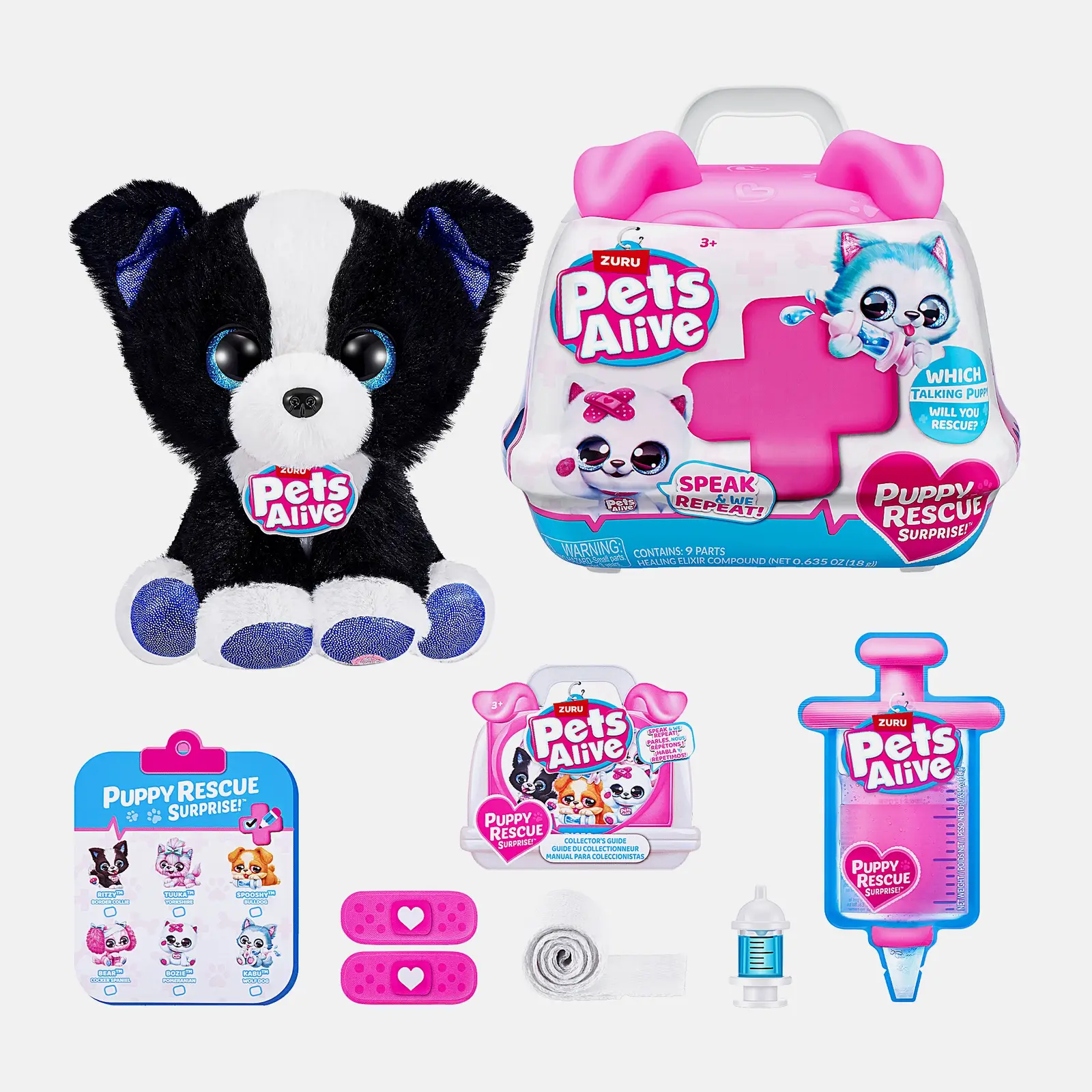 Игрушка-сюрприз Zuru Pets Alive Puppy Rescue 9540 в ассортименте - фото 5