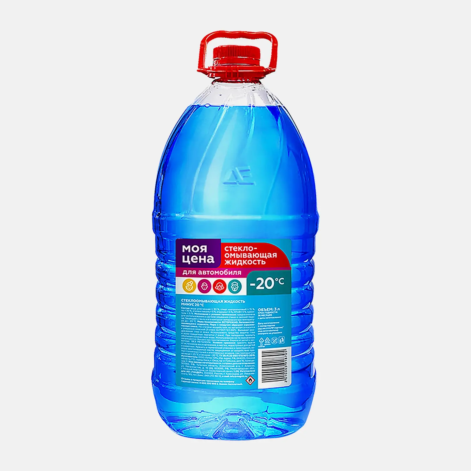 Жидкость Моя цена Стеклоомывающая -20°С ПЭТ 3л