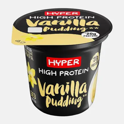 Пудинг Hyper High Protein молочный безлактозный ваниль 1.5% 200г