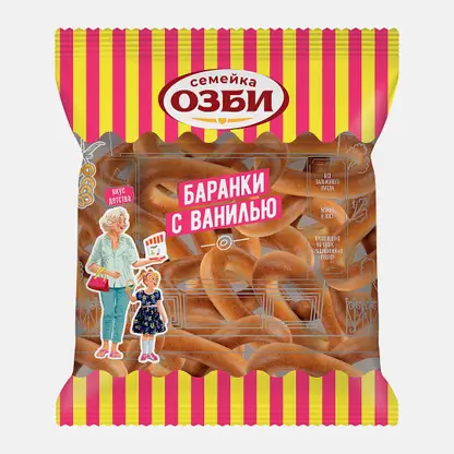 Баранки с ванилью Семейка Озби 220г