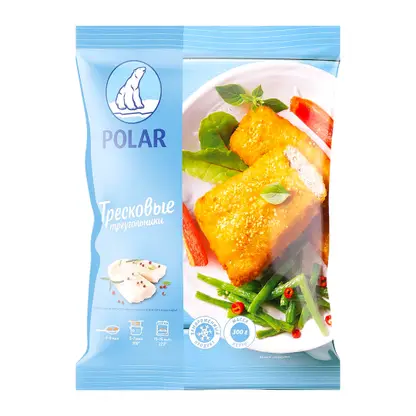 Изображение товара Тресковые треугольники Polar в панировке 300г