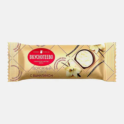 Сырок творожный глазированный с ванилином Вкуснотеево 23% 40г