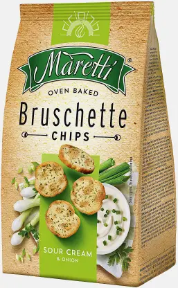 Ломтики хлебные Maretti со вкусом Сметана и Лук 70г