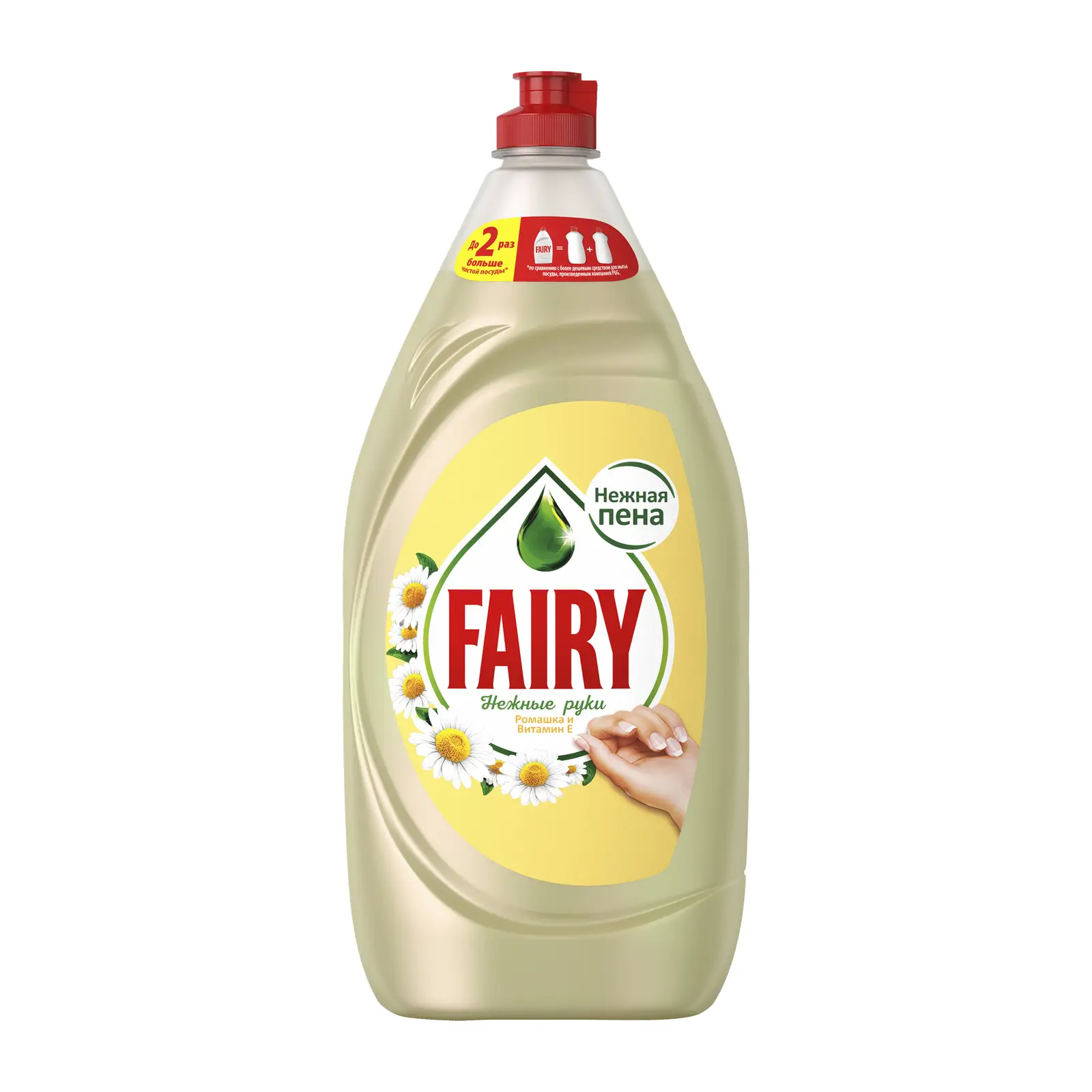 Средство для мытья посуды Fairy Нежные руки Ромашка и витамин Е 1.35л