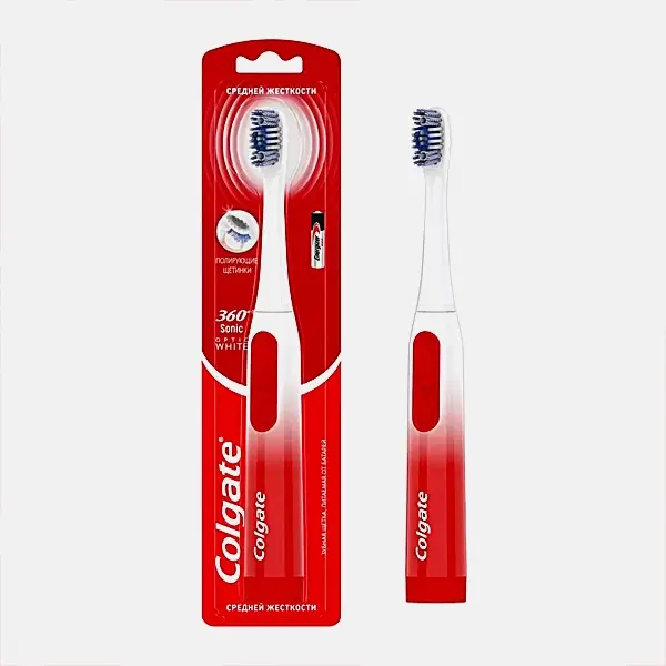 Электрическая зубная щетка Colgate 360 Sonic мягкая в ассортименте
