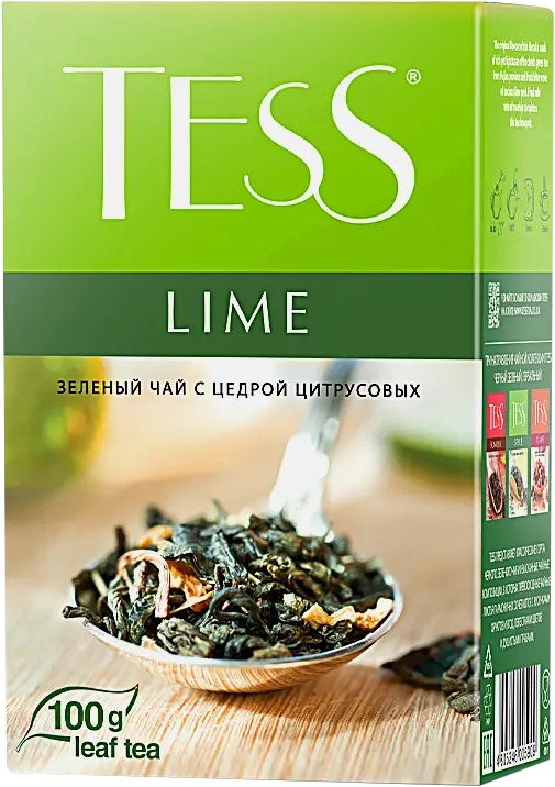 Чай зеленый Tess Lime листовой 100г - фото 3