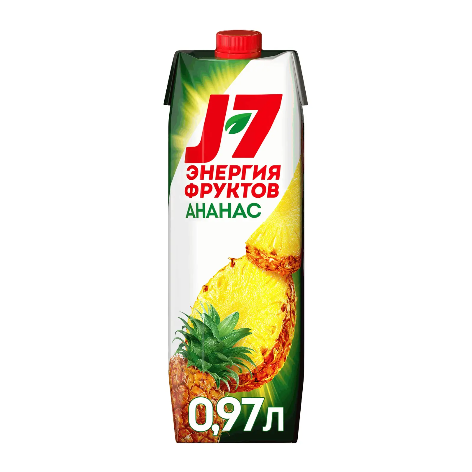 Изображение товара Нектар J-7 Ананасовый с мякотью 970 мл натуральный тропический напиток