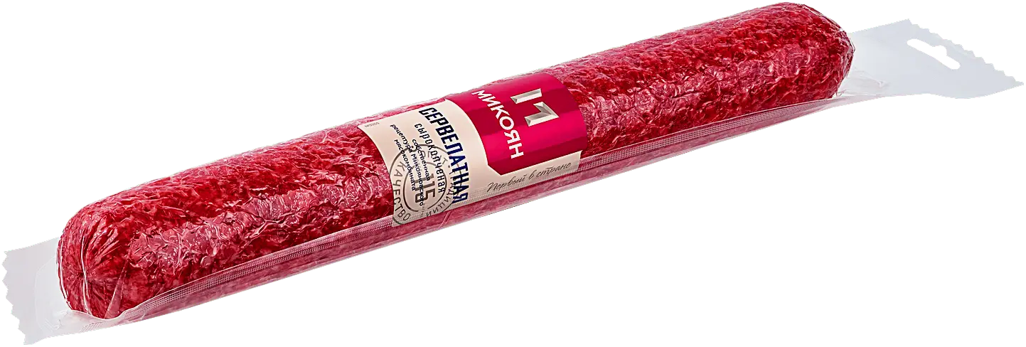 Колбаса Сервелатная сырокопченая Микоян весовая
