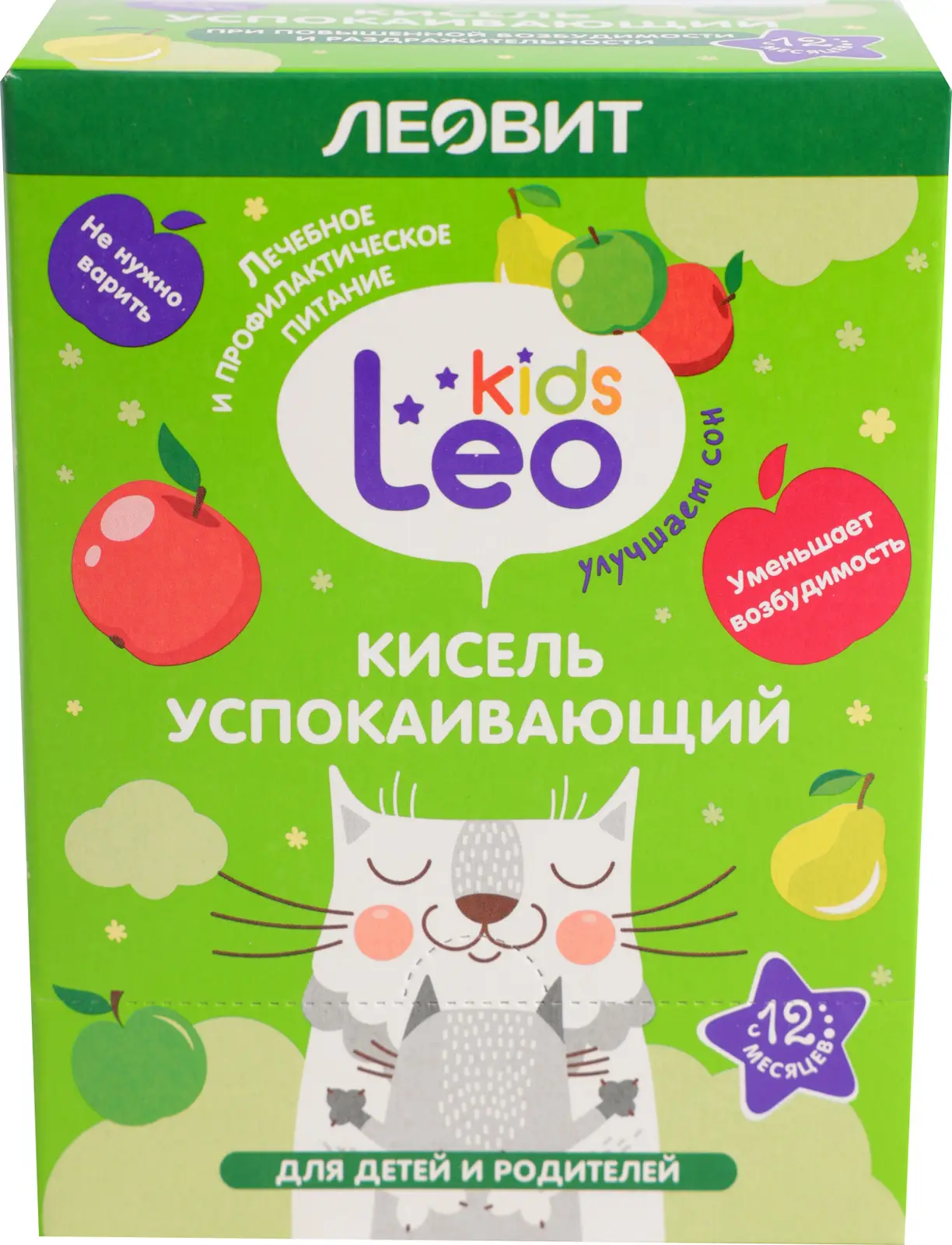 Кисель Leo Kids успокаивающий с 12 месяцев 60г — в каталоге на сайте сети  Магнит | Краснодар