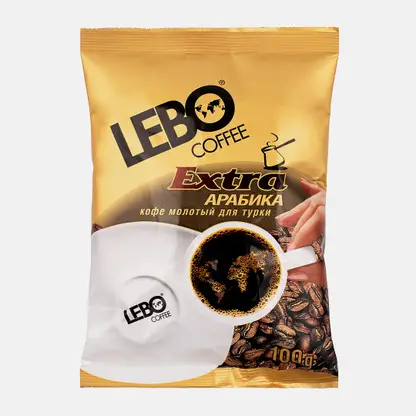 Молотый кофе Extra Арабика Lebo 100г