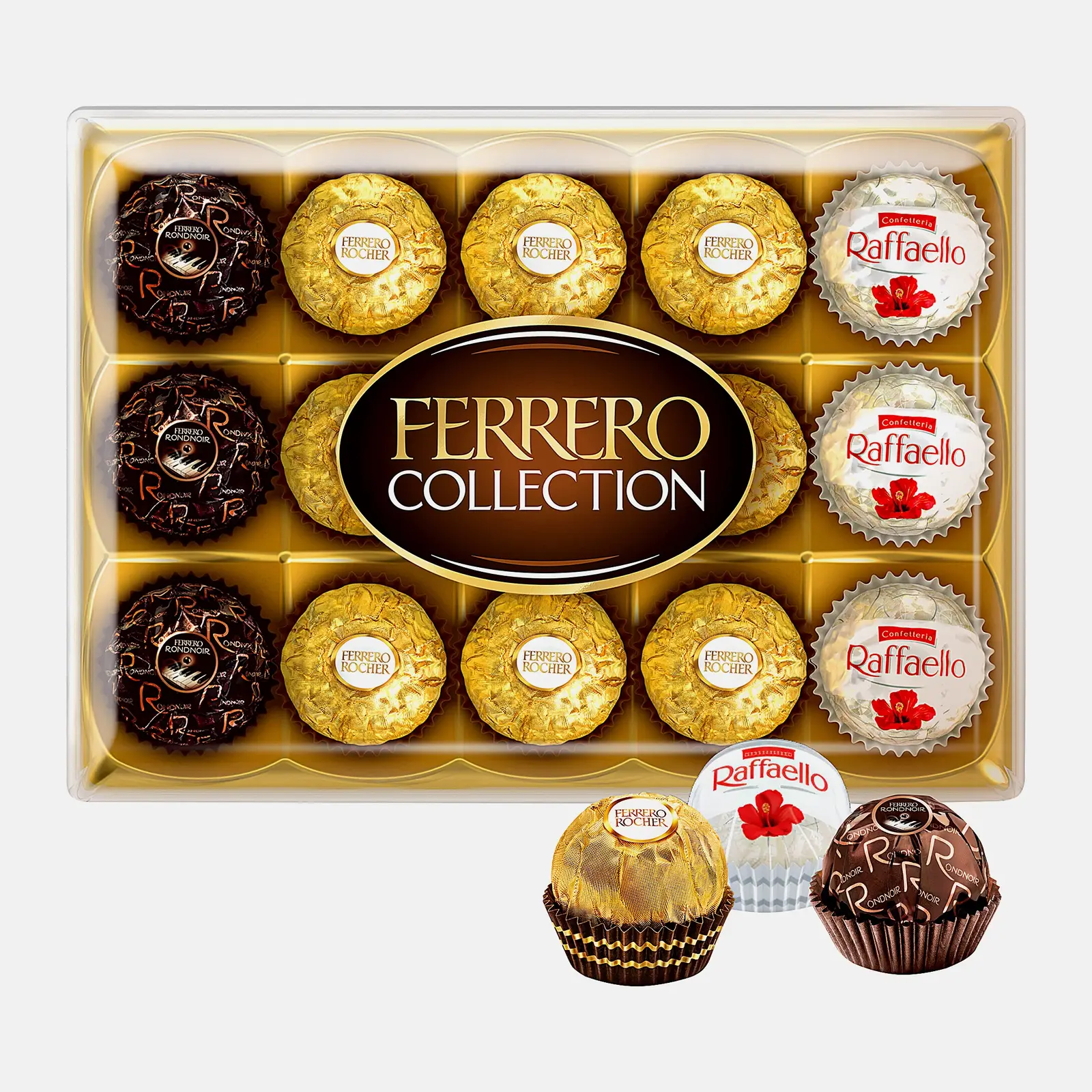 Конфеты шоколадные Ferrero Collection ассорти 172г Конфеты шоколадные Ferrero Collection ассорти 172г