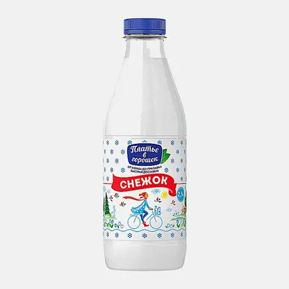 Снежок Платье в горошек 2.5% 900г