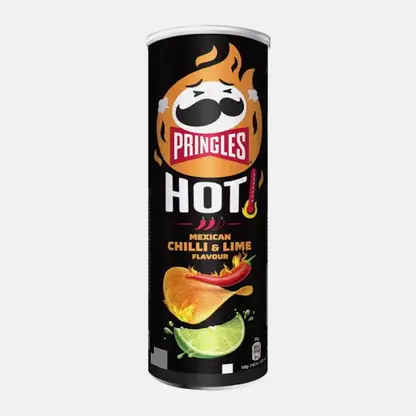 Чипсы Pringles Hot Картофельные чили лайм 160г