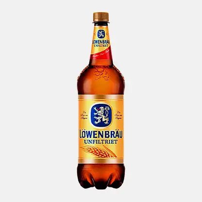 Пиво Lowenbrau светлое нефильтрованное пастеризованное 4.9% 1.3л