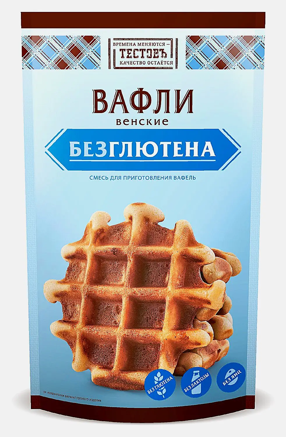 Готовая смесь Тестовъ Вафли Венские без глютена 200г