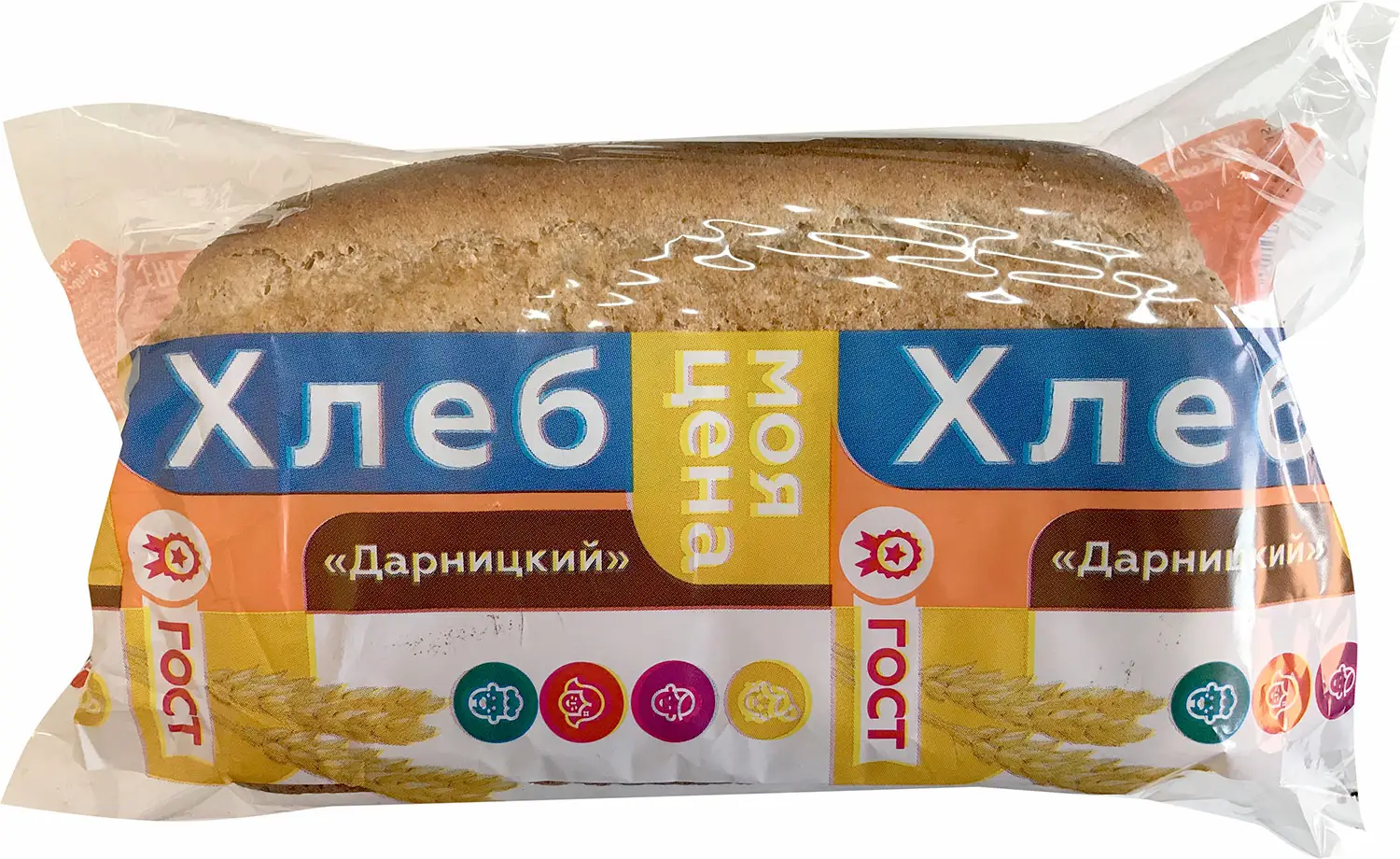 Хлеб Моя цена Дарницкий 580г - Магнит-Продукты