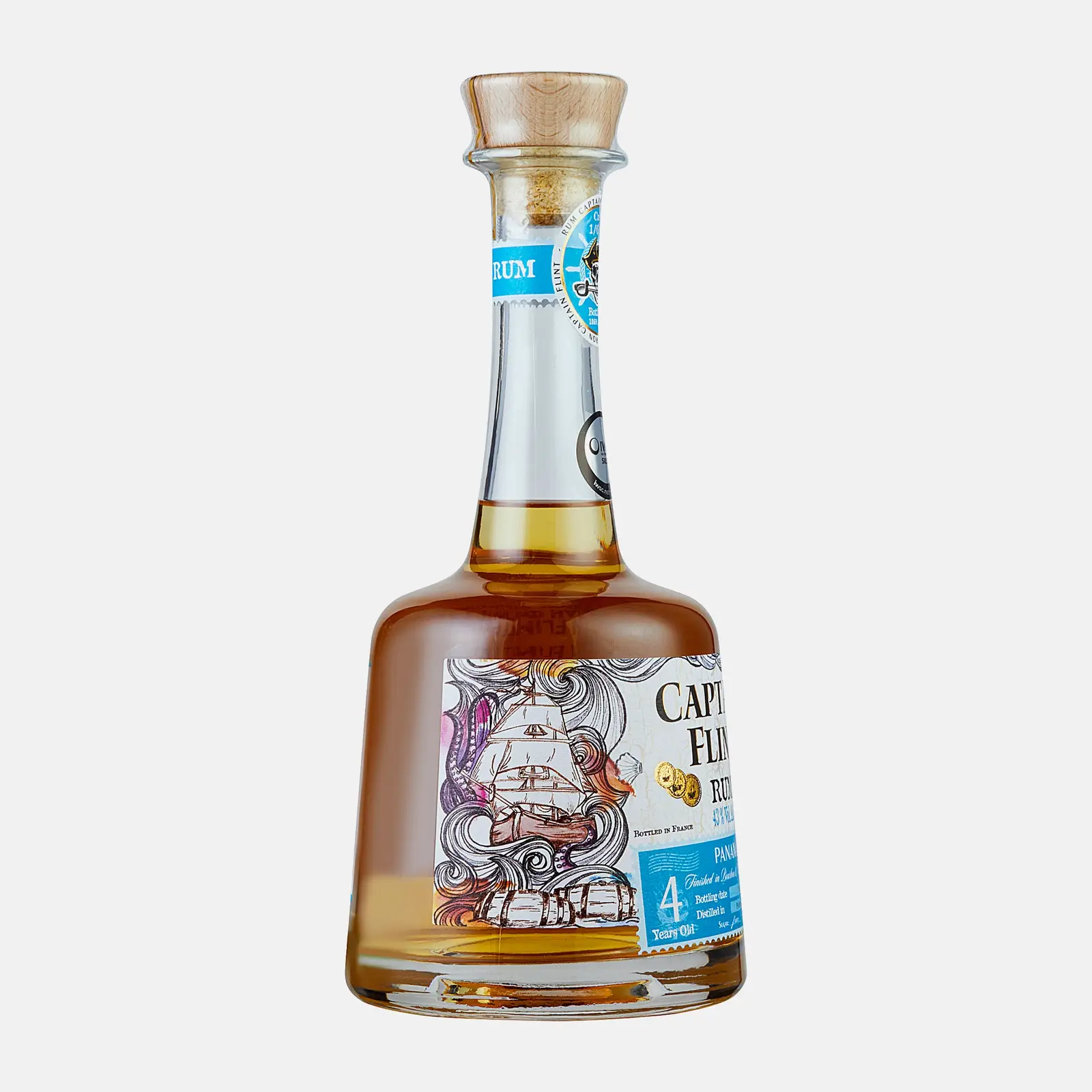 Ром Captain Flint Panama Gold 4 Yo 43% 700мл - фото 2