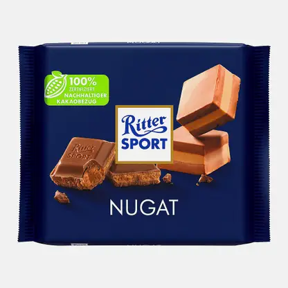 Шоколад молочный шоколадно-ореховый десерт Ritter Sport 100г