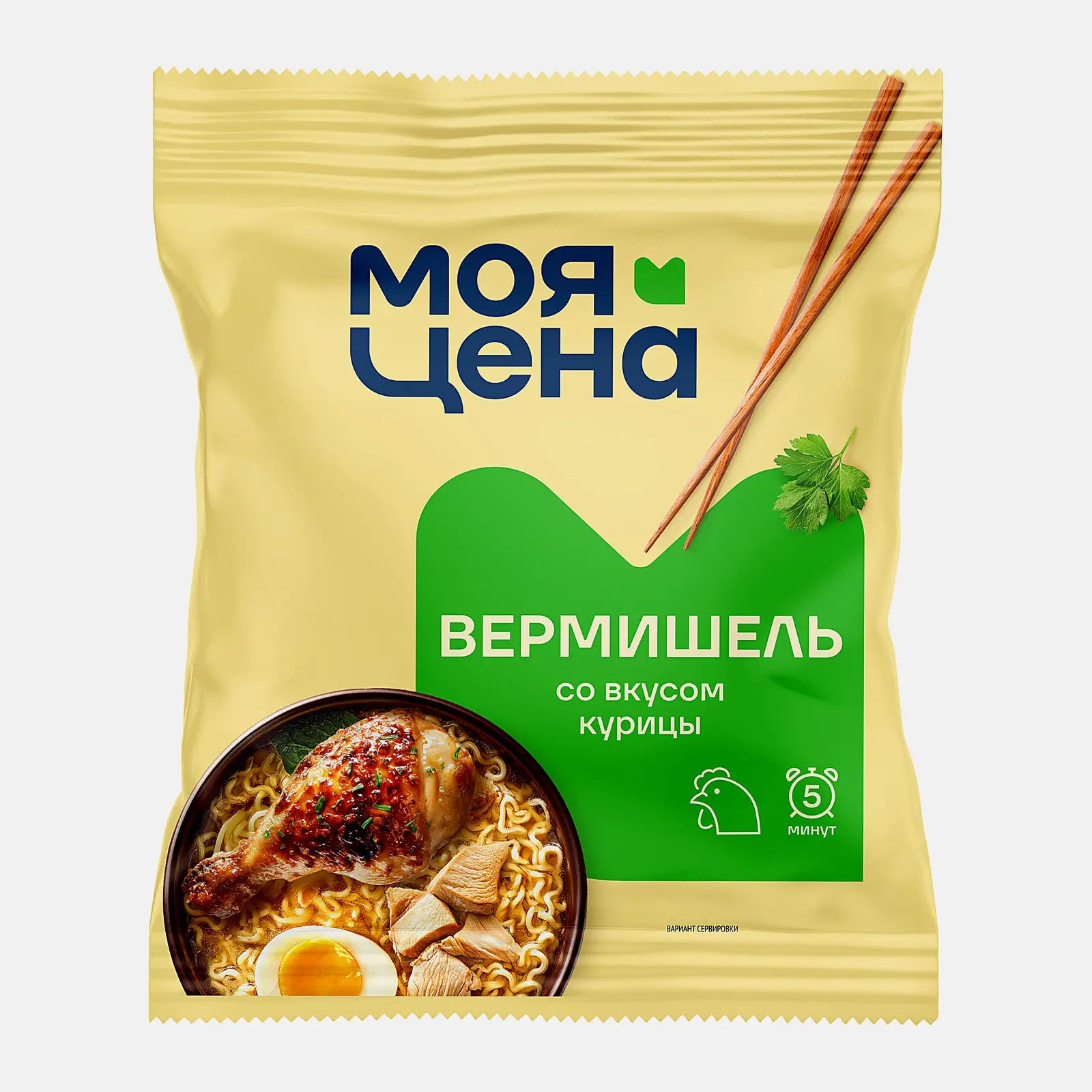 Вермишель Моя цена Куриный бульон 60г