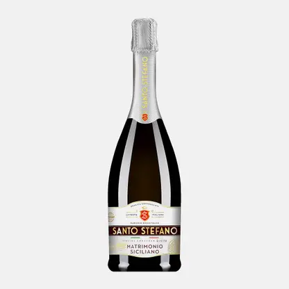 Напиток игристый белый полусладкий Santo Stefano Сицилийская свадьба 6% 750мл