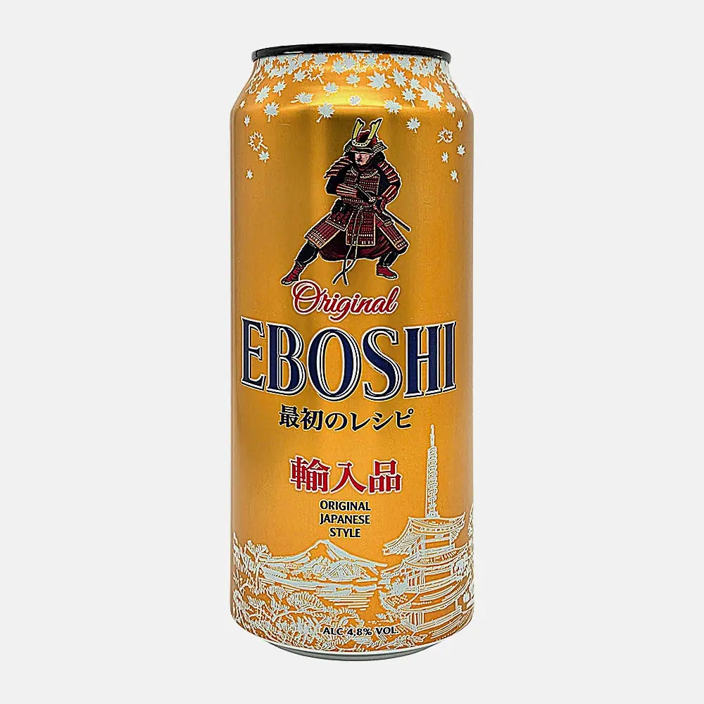 Пивной напиток светлый фильтрованный Eboshi Original 4.8% 500мл