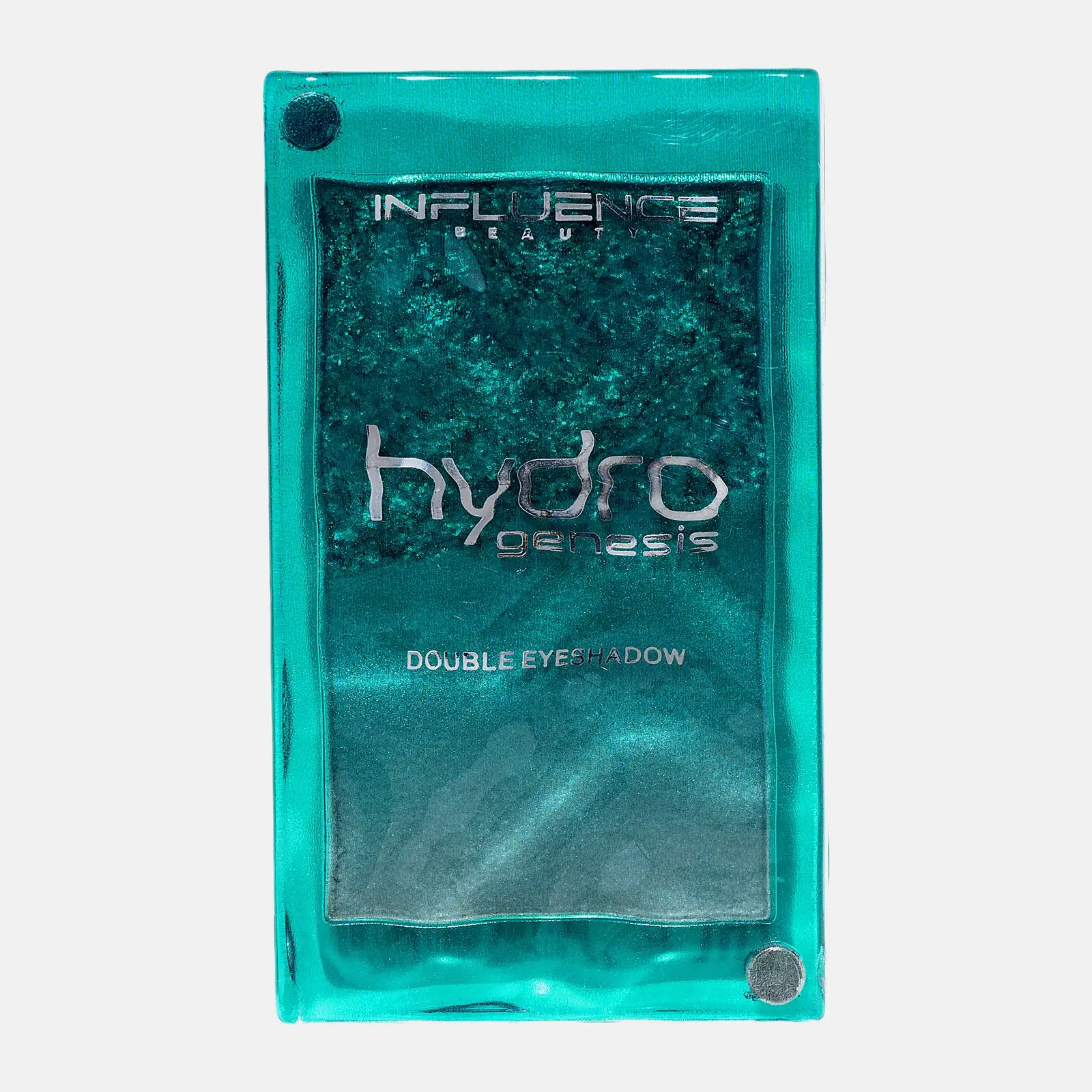 Двойные тени Hydrogenesis тон 02 Серебряно-голубой Influence Beauty - фото 6
