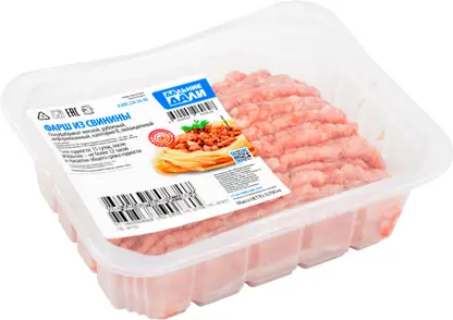 Изображение товара Фарш Агро-Белогорье из свинины полуфабрикат 700г