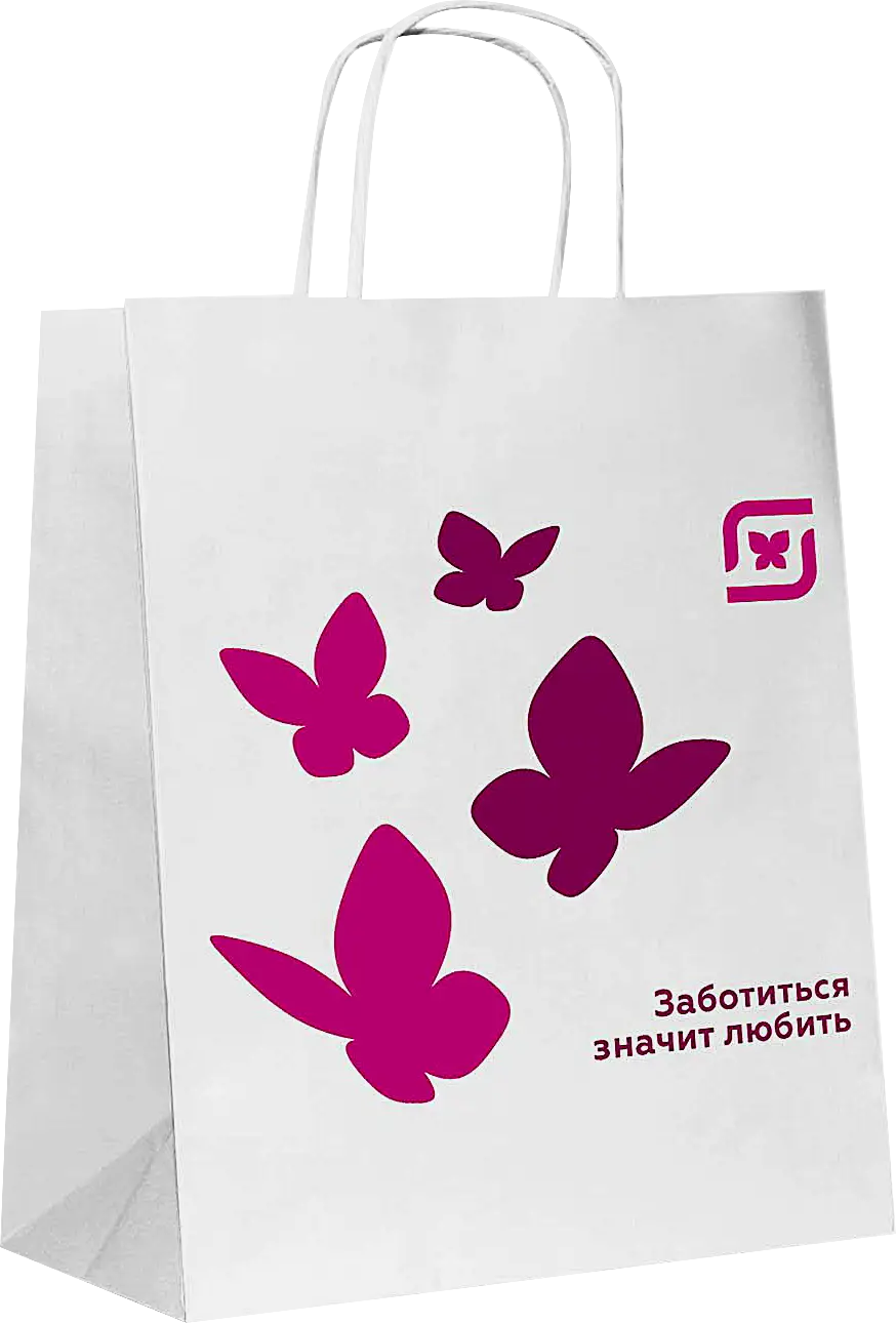 Пакет бумажный Магнит 25*32см