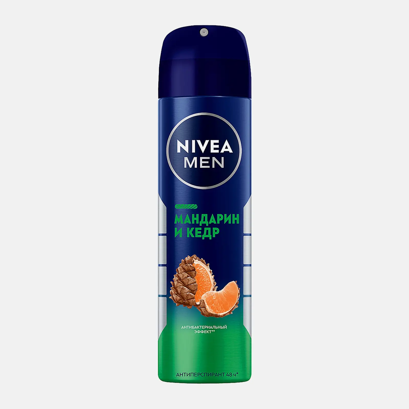 Дезодорант-антиперспирант Мандарин и кедр спрей NIVEA Men 150мл