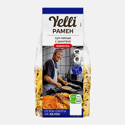 Суп-лапша Рамен с шиитаке Yelli 110г