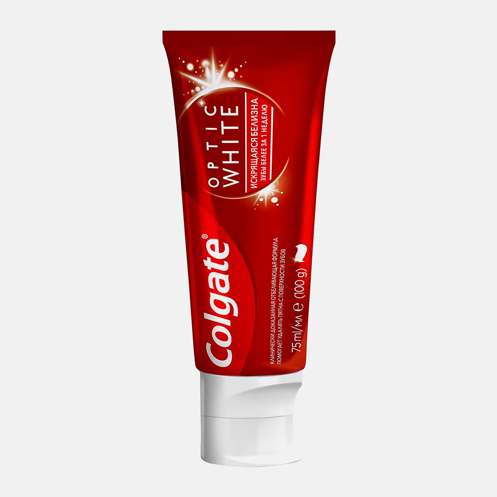 Зубная паста Colgate Optic White 75мл - фото 2 Зубная паста Colgate Optic White 75мл - фото 2
