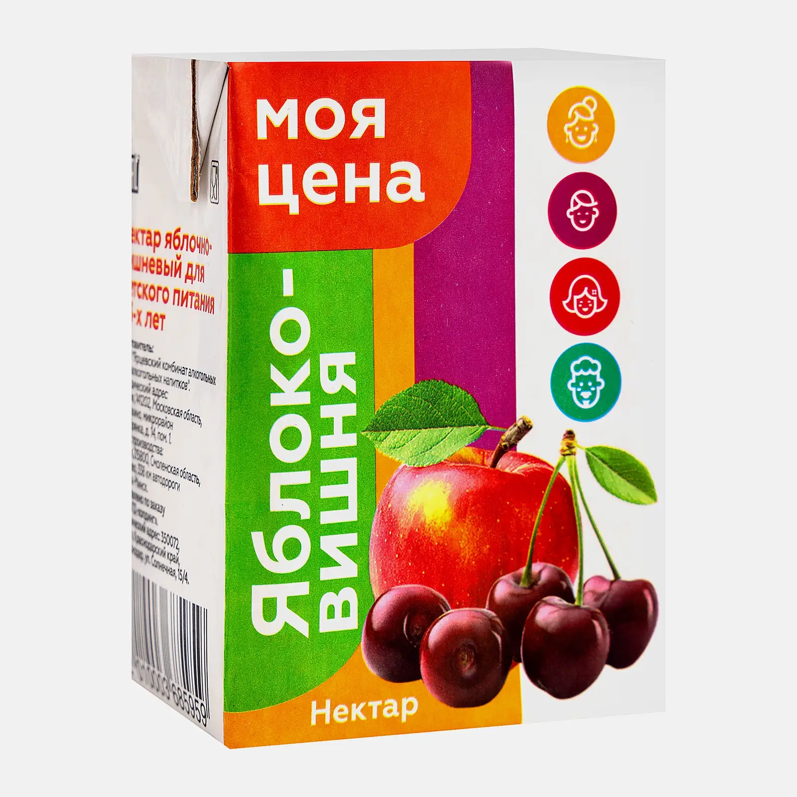 Нектар Моя цена яблоко-вишня 200мл - фото 2