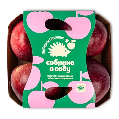 Изображение товара Яблоки Либерти органик Собрано в саду 4шт