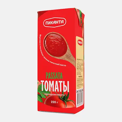 Протертая мякоть томатов Пиканта Пассата 220г