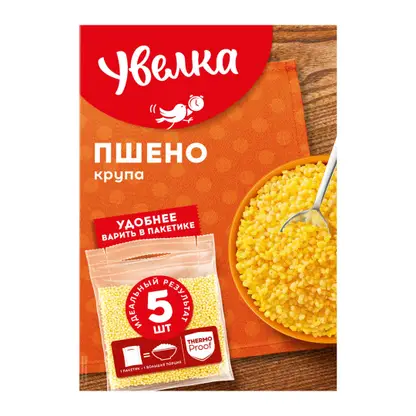 Изображение товара Крупа Увелка Пшено 5пак*80г