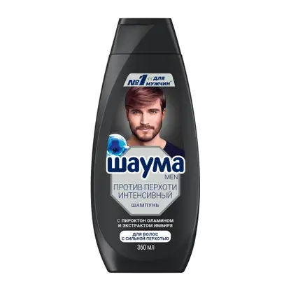 Изображение товара Шампунь для волос Шаума Men Интенсив против перхоти мужской 360мл