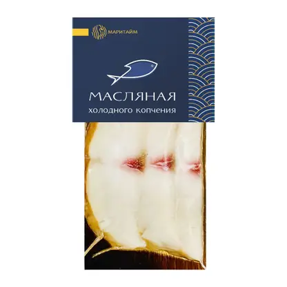 Изображение товара Масляная Маритайм холодного копчения филе-ломтики 100г