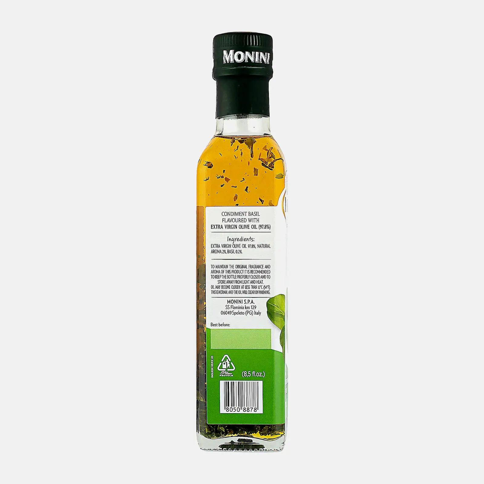 Масло оливковое Monini Basil Extra Virgin с базиликом 250мл - фото 4 Масло оливковое Monini Basil Extra Virgin с базиликом 250мл - фото 4