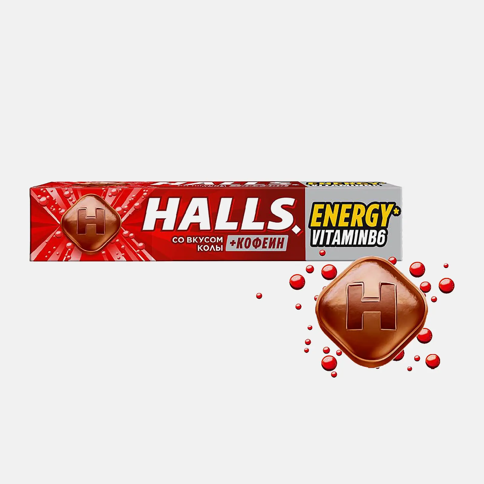 Леденцы Кола Halls 25г